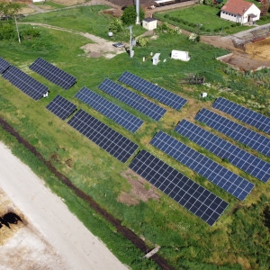 100+100 kW földi telepítés