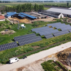 100+100 kW földi telepítés